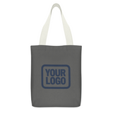 Custom Dark Grey Blue Green Canvas Tote Bag