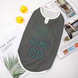 Custom Dark Grey Blue Green Pet Vest