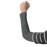 Custom Dark Grey Blue Green Arm Sleeve