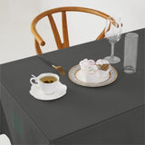 Custom Dark Grey Blue Square Table Cloth