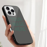 Custom Dark Grey Blue Green Phone Case