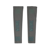 Custom Dark Grey Blue Green Arm Sleeve