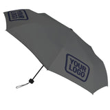 Custom Dark Grey Navy Automatic Umbrella