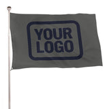 Custom Dark Grey Navy Flag