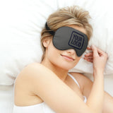 Custom Dark Grey Navy Sleep Mask