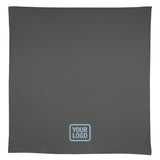 Custom Dark Grey Navy Square Table Cloth