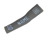 Custom Dark Grey Light Blue Arm Sleeve