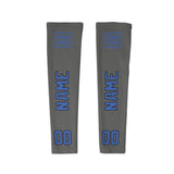Custom Dark Grey Sky Blue Arm Sleeve