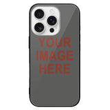 Custom Dark Grey Coral Red Phone Case