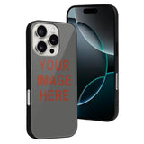 Custom Dark Grey Coral Red Phone Case