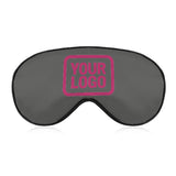 Custom Dark Grey Pink Sleep Mask