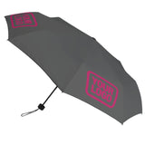 Custom Dark Grey Pink Automatic Umbrella