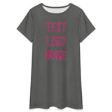 Custom Dark Grey Pink Nachthemd