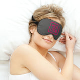 Custom Dark Grey Pink Sleep Mask