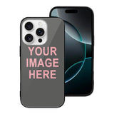 Custom Dark Grey Light Pink Phone Case
