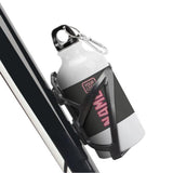Custom Dark Grey Light Pink Sports Bottle