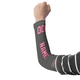 Custom Dark Grey Light Pink Arm Sleeve