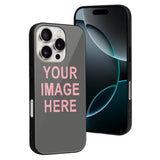 Custom Dark Grey Light Pink Phone Case