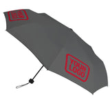Custom Dark Grey Red Automatic Umbrella