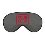 Custom Dark Grey Red Sleep Mask