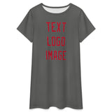 Custom Dark Grey Red Nachthemd