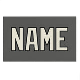 Custom Dark Grey Cream Beach Towel