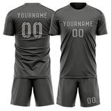 Custom Dark Grey Gray Soccer Jersey