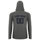 Custom Dark Grey Navy UV-Hoodie
