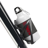 Custom Dark Grey Red Sports Bottle