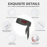Custom Dark Grey Red Headband