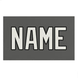 Custom Dark Grey White Beach Towel