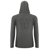 Custom Dark Grey Dark Grey UV-Hoodie