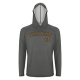 Custom Dark Grey Khaki UV-Hoodie