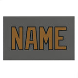 Custom Dark Grey Khaki Beach Towel