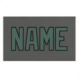 Custom Dark Grey Blue Green Beach Towel