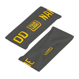 Custom Dark Grey Gold Sports headband