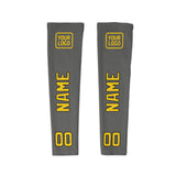 Custom Dark Grey Gold Arm Sleeve