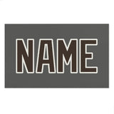 Custom Dark Grey Brown Beach Towel