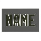 Custom Dark Grey Olive Beach Towel