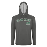 Custom Dark Grey Green UV-Hoodie