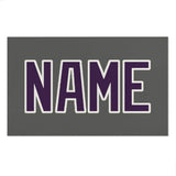 Custom Dark Grey Purple Beach Towel