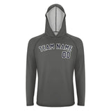 Custom Dark Grey Navy UV-Hoodie