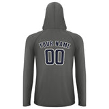 Custom Dark Grey Navy UV-Hoodie