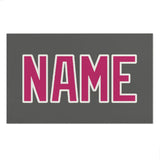 Custom Dark Grey Pink Beach Towel