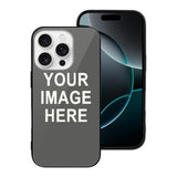 Custom Dark Grey White Phone Case