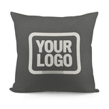 Custom Dark Grey White Pillowcase