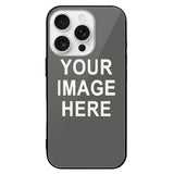 Custom Dark Grey White Phone Case