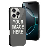 Custom Dark Grey White Phone Case