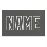 Custom Dark Grey Dark Grey Beach Towel