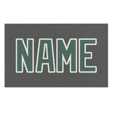 Custom Dark Grey Blue Green Beach Towel